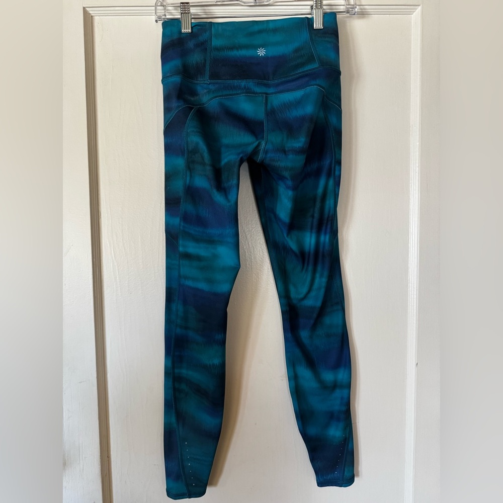 Athleta Rainier Tight Fleeced legging Run Marathon Outdoor Hike workout Active - Picture 5 of 6
